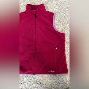 L.L. Bean Women's Pink Fleece Pullover